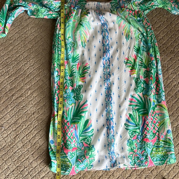 Lilly Pulitzer Mary Ellen off the shoulder dress XXS dress - Picture 8 of 9